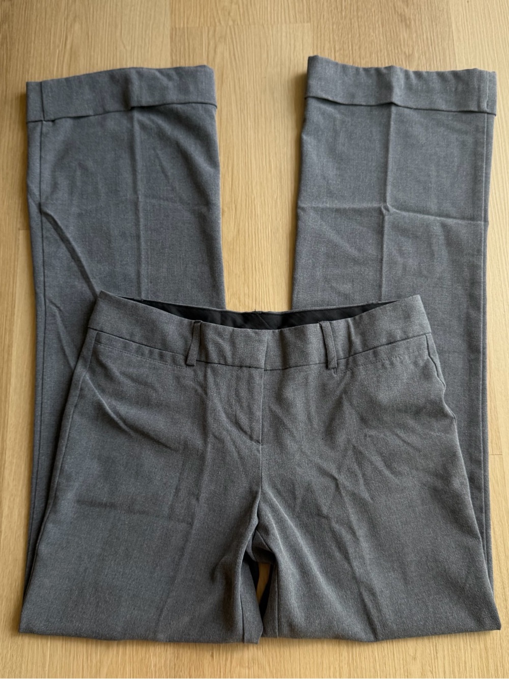 Miss Bisou Y2K Juniors 5 Stretch Dress Pants Flat Front Straight Leg Pockets 5